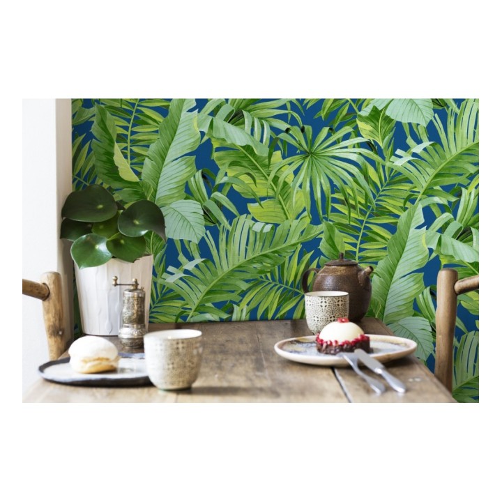 Papel pintado hojas tropicales - Indonesia 680820