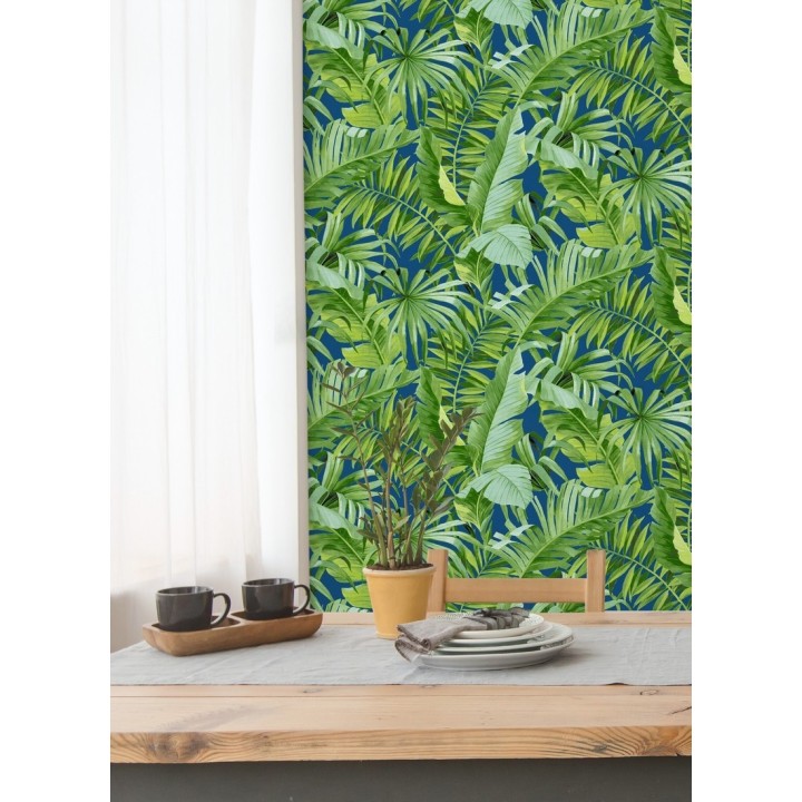 Papel pintado hojas tropicales - Indonesia 680820