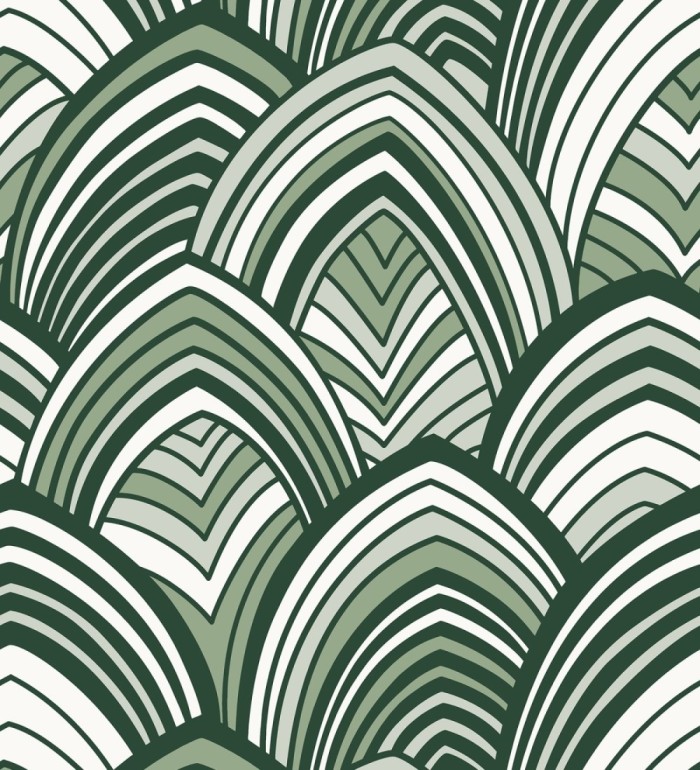 Papel pintado geométrico de arcos de terciopelo - Scandi Arches 680825