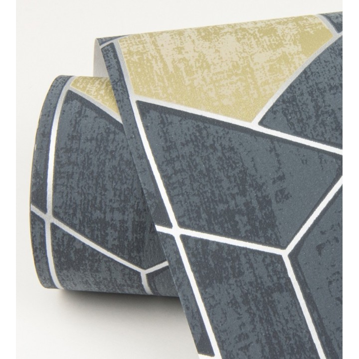 Papel pintado hexágonos geométricos modernos - Albert Museum 680826