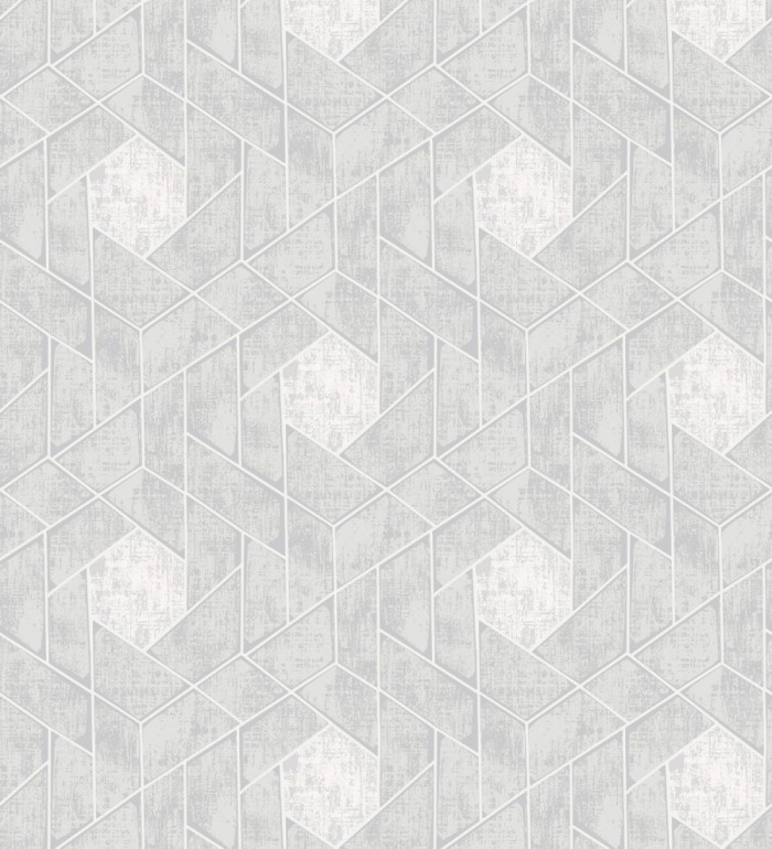 Papel pintado hexágonos geométricos modernos - Albert Museum 680828