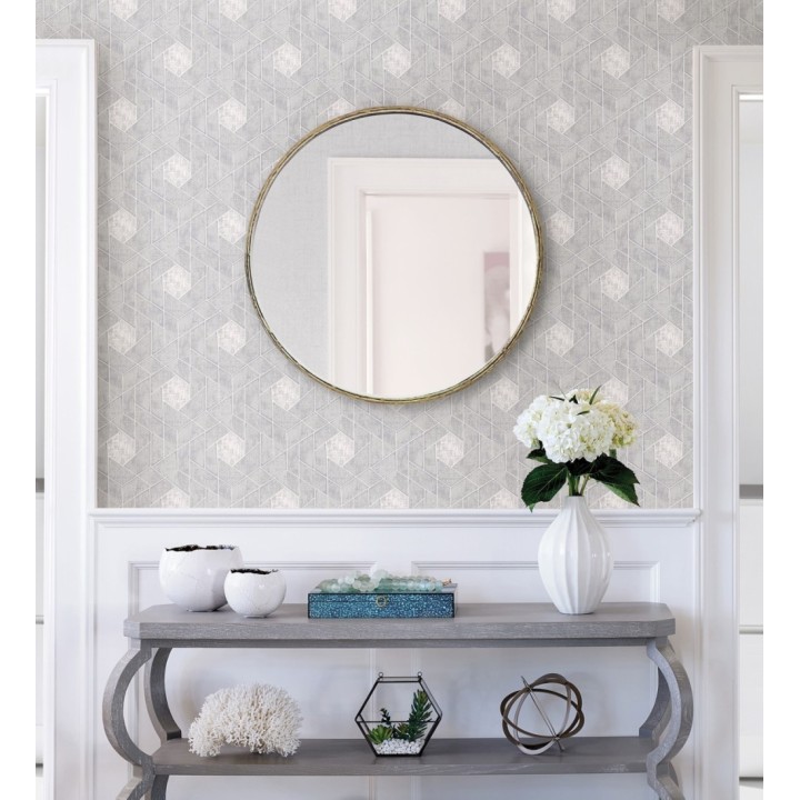 Papel pintado hexágonos geométricos modernos - Albert Museum 680828