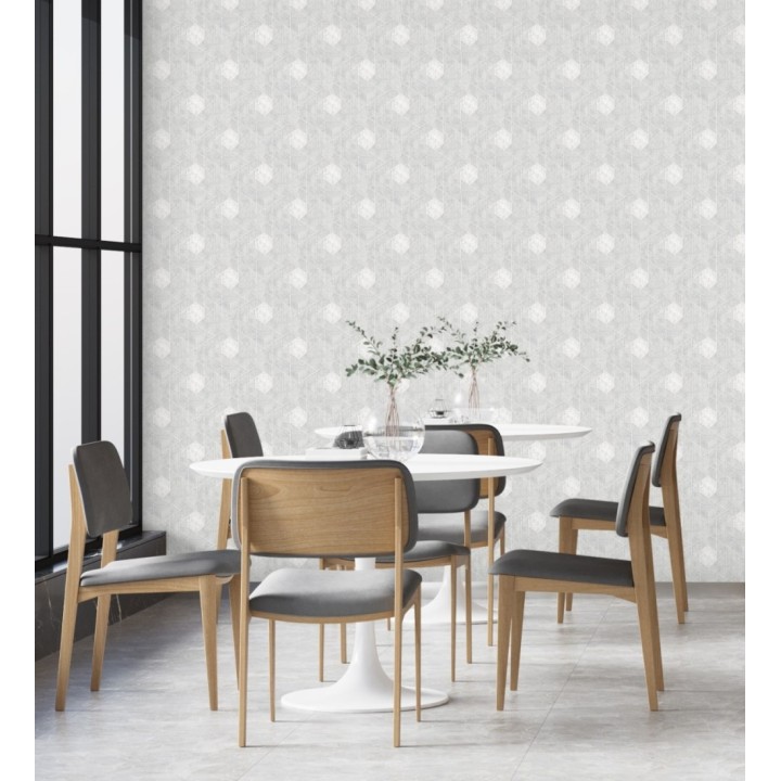 Papel pintado hexágonos geométricos modernos - Albert Museum 680828