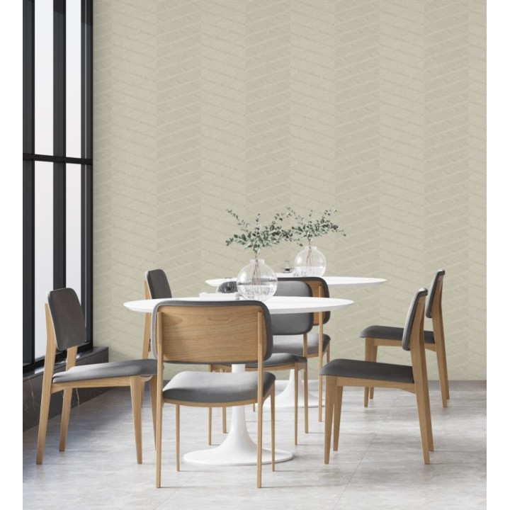 Papel pintado de rayas de espigas - Somerset House 680840