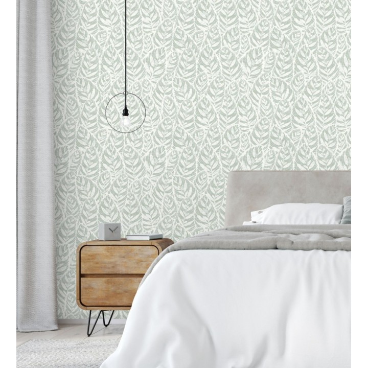 Papel pintado de silueta de hojas - Lost Garden 680844