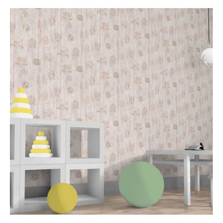 Papel pintado motivos marineros listones de madera - Forever Sailing 120772