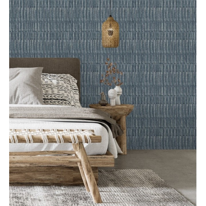 Papel pintado con textura textil  - New Milton 680859