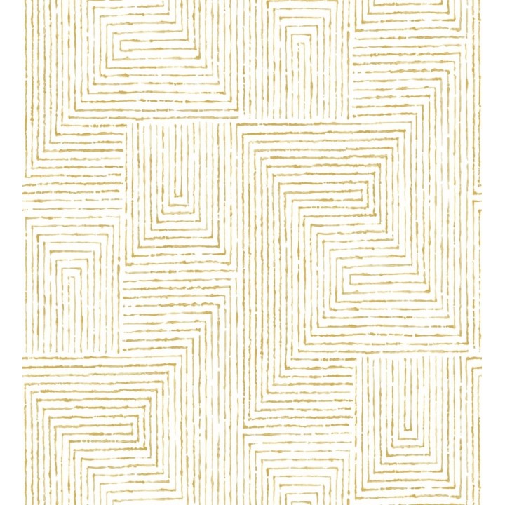 Papel pintado geométrico de laberinto de estilo moderno - Wallace Hall 680871