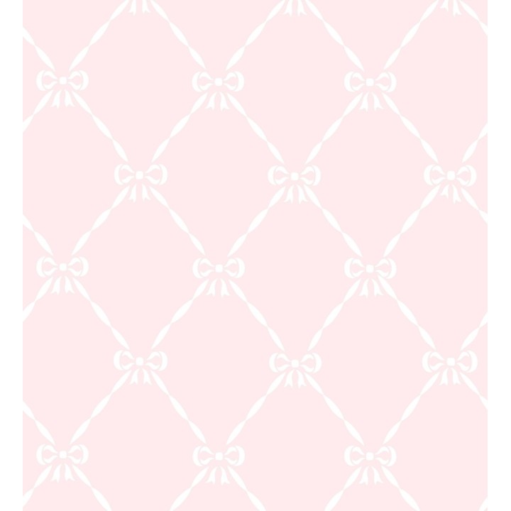 Papel pintado lazos y rombos infantiles dormitorio niña - Fashion Day 2 120783