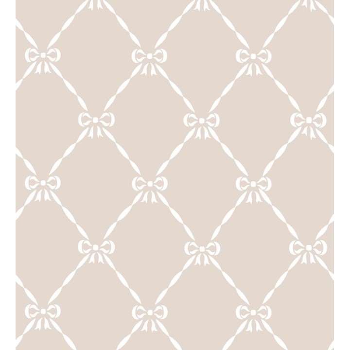 Papel pintado lazos y rombos infantiles dormitorio niña - Fashion Day 2 120785