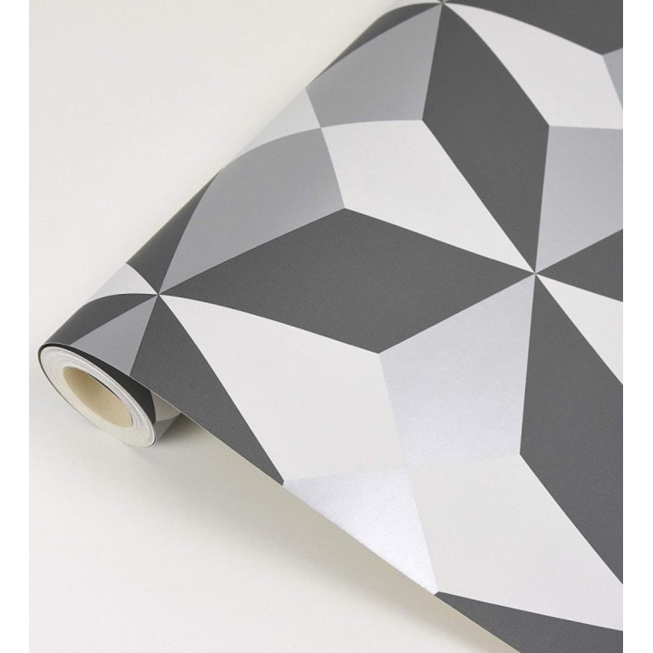 Papel pintado de estrellas grandes con detalles metalizados - Luxury Stars 680903