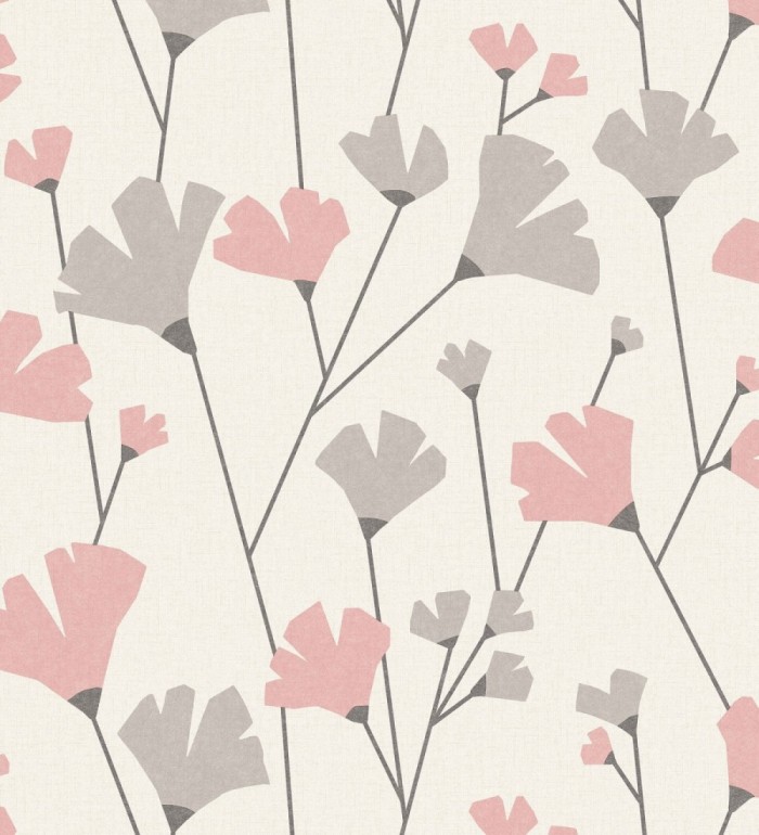 Papel pintado de flores silvestres estilo nórdico - Sophie Garden 680915