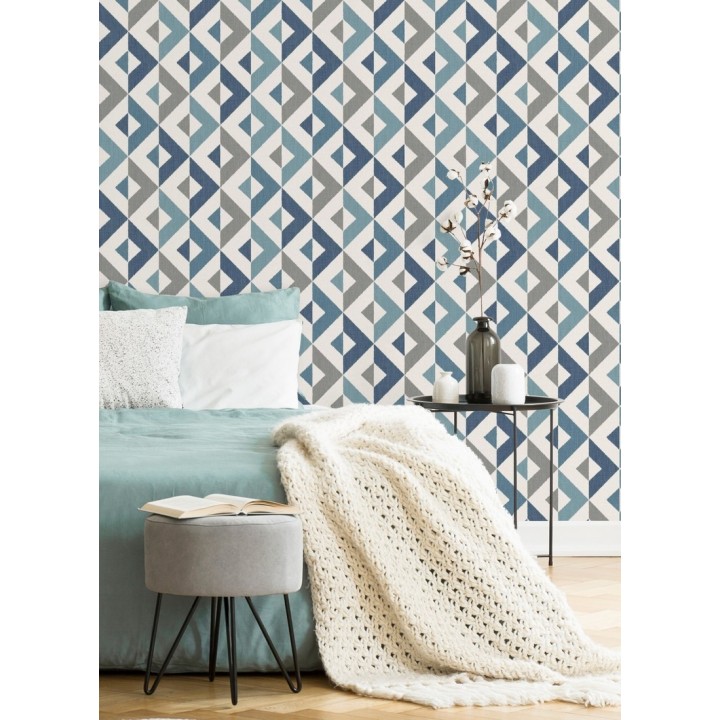 Papel pintado geométrico estilo nórdico - Nordic Metric 680921