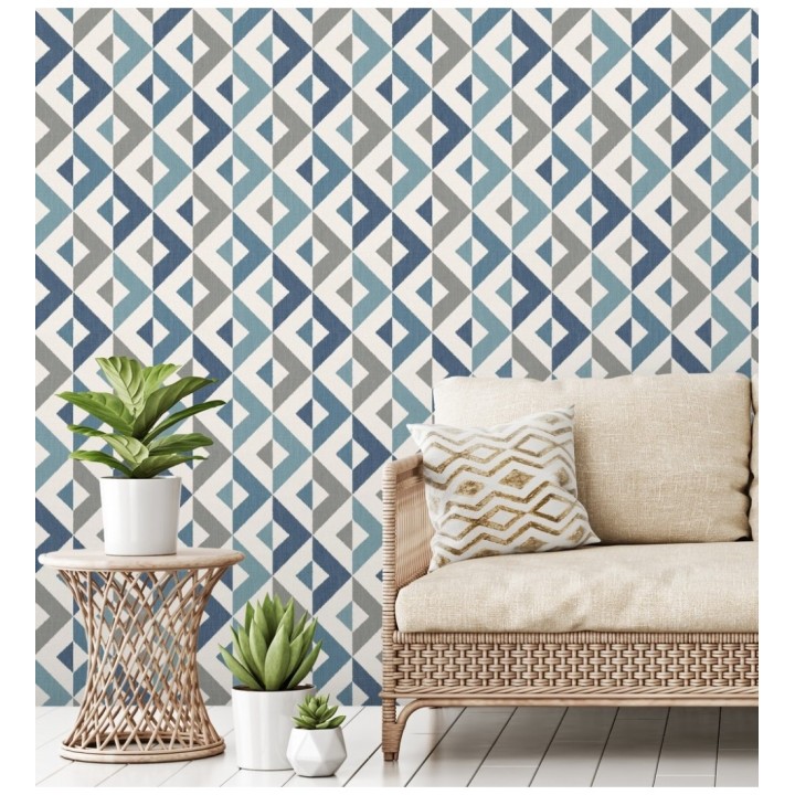 Papel pintado geométrico estilo nórdico - Nordic Metric 680921