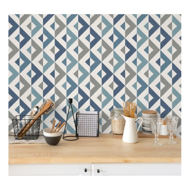 Papel pintado geométrico estilo nórdico - Nordic Metric 680921
