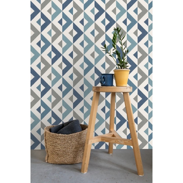 Papel pintado geométrico estilo nórdico - Nordic Metric 680921