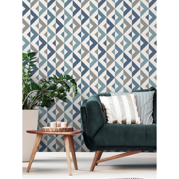 Papel pintado geométrico estilo nórdico - Nordic Metric 680921