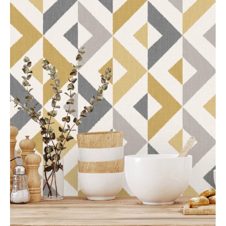 Papel pintado geométrico estilo nórdico - Nordic Metric 680925