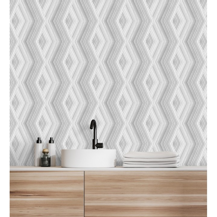 Papel pintado geométrico estilo moderno - Nordic Dimension 680931