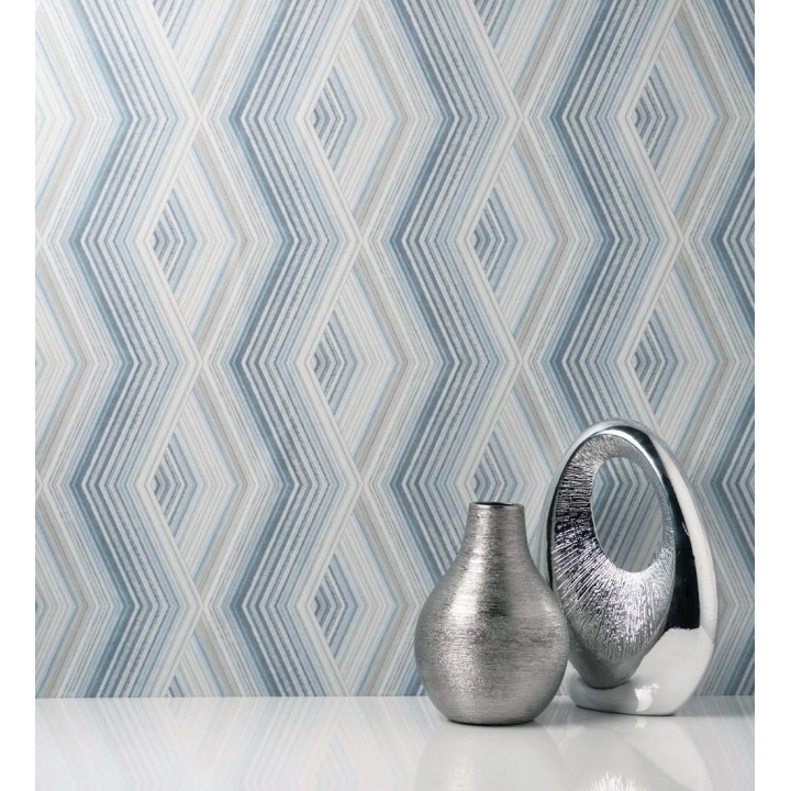 Papel pintado geométrico estilo moderno - Nordic Dimension 680932