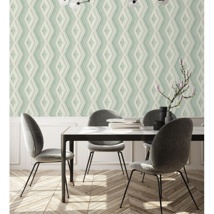 Papel pintado geométrico estilo moderno - Nordic Dimension 680934