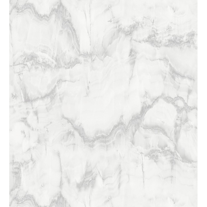Papel pintado efecto mármol blanco vetas grises - Veneto Marble 680935