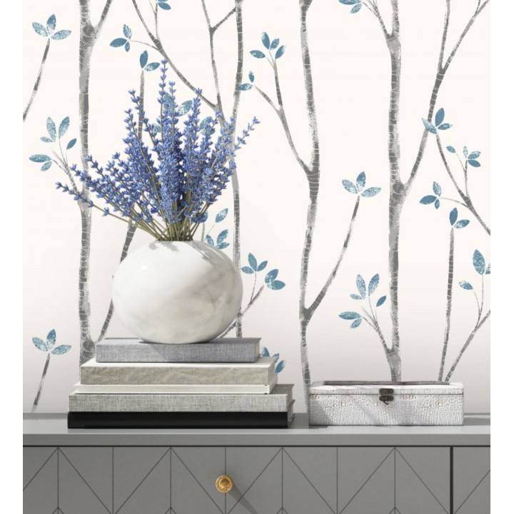 Papel pintado de ramas de árboles nórdicos - Benson Forest 680946