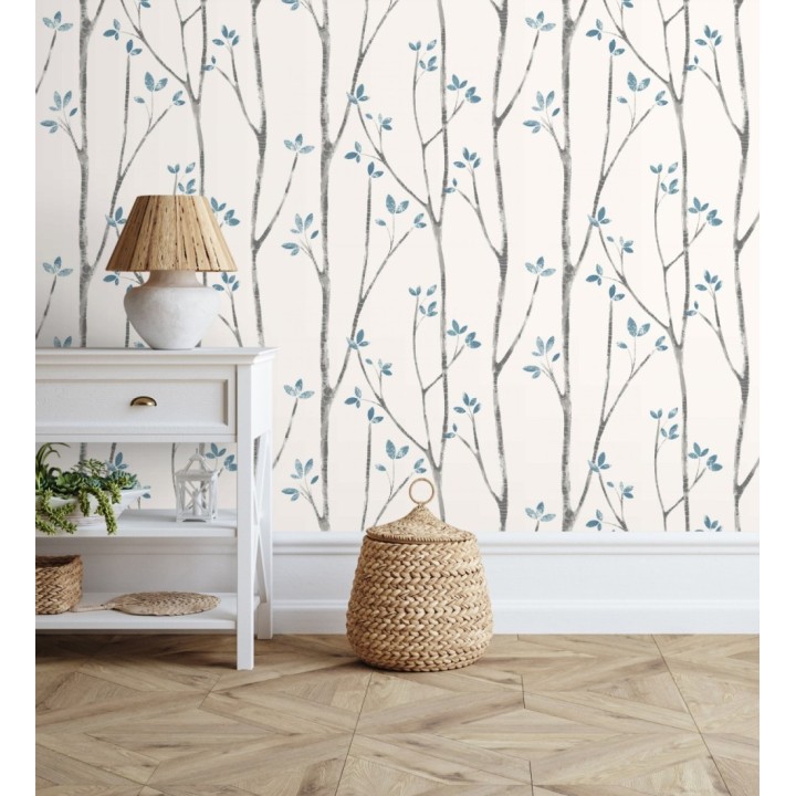 Papel pintado de ramas de árboles nórdicos - Benson Forest 680946