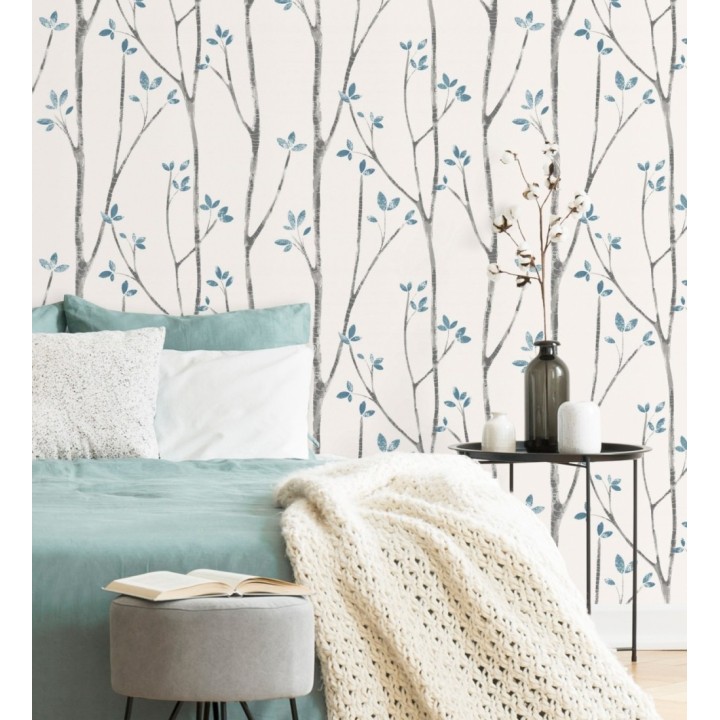 Papel pintado de ramas de árboles nórdicos - Benson Forest 680946