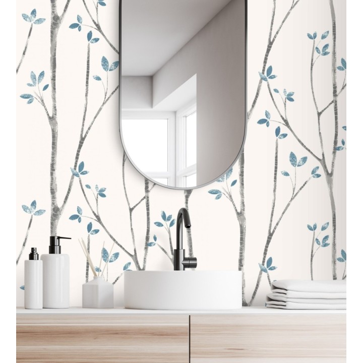 Papel pintado de ramas de árboles nórdicos - Benson Forest 680946