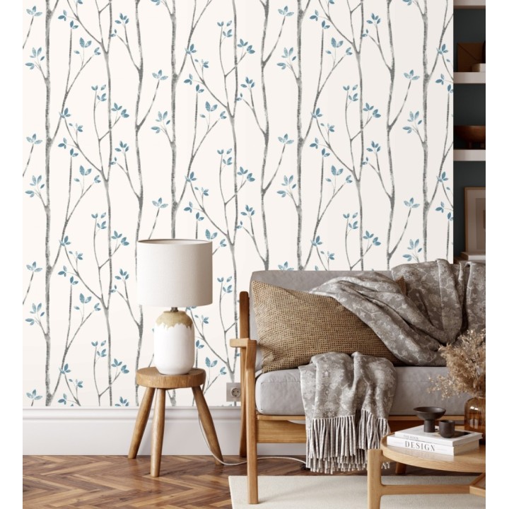Papel pintado de ramas de árboles nórdicos - Benson Forest 680946