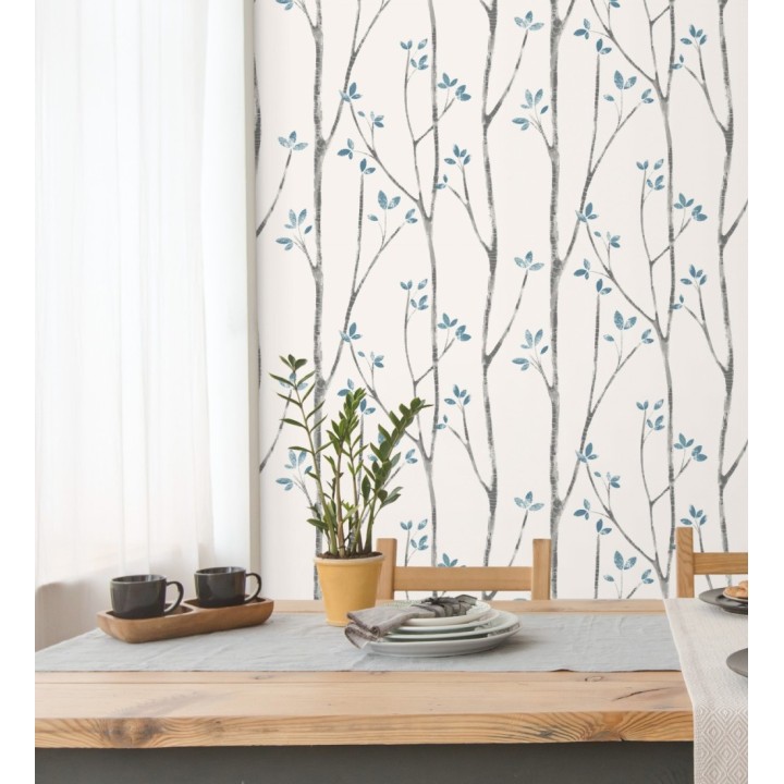 Papel pintado de ramas de árboles nórdicos - Benson Forest 680946