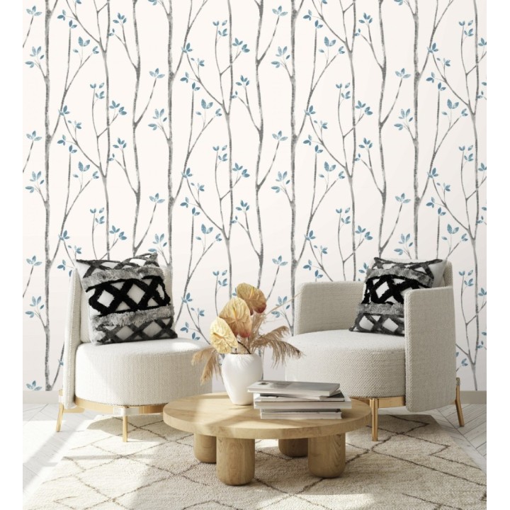 Papel pintado de ramas de árboles nórdicos - Benson Forest 680946