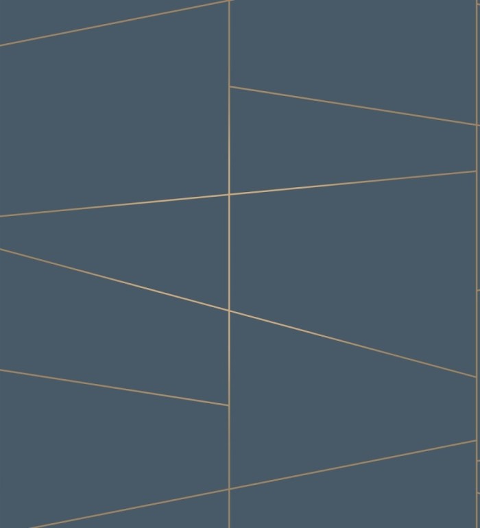 Papel pintado geométrico lineas metalizadas estilo Art déco - Luxury Lines 680947