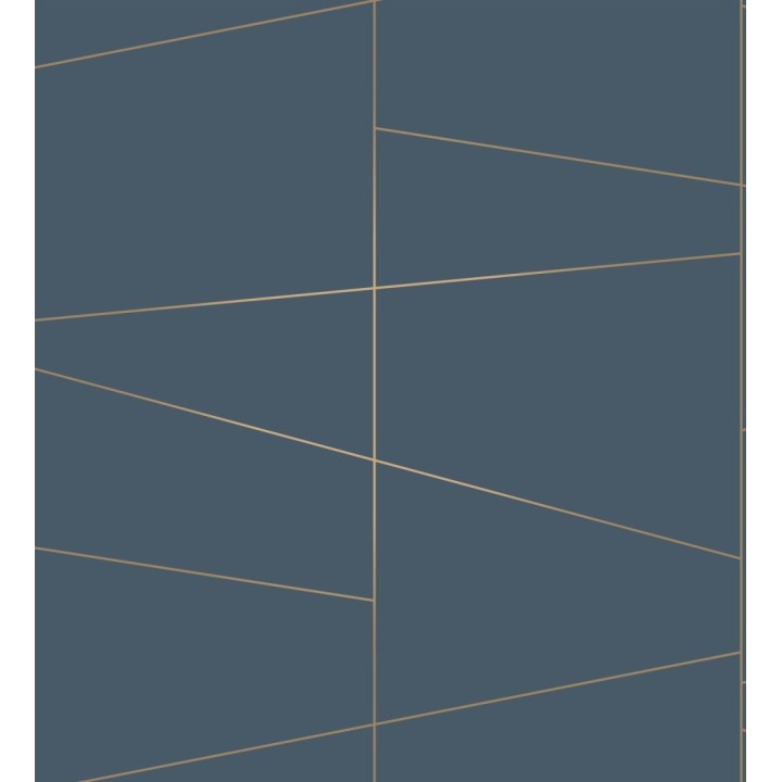 Papel pintado geométrico lineas metalizadas estilo Art déco - Luxury Lines 680947