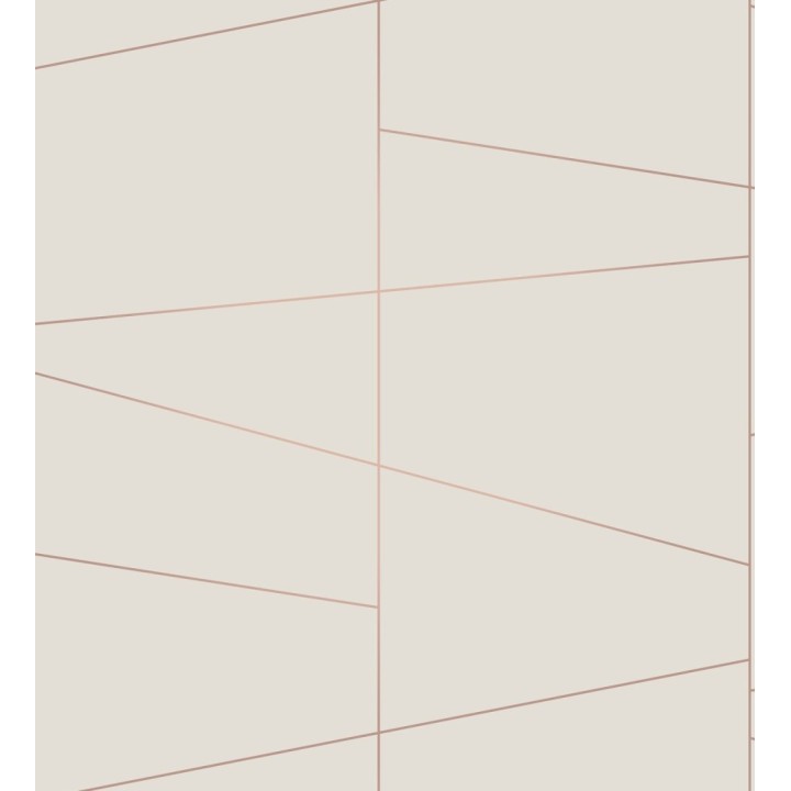 Papel pintado geométrico lineas metalizadas estilo Art déco - Luxury Lines 680948