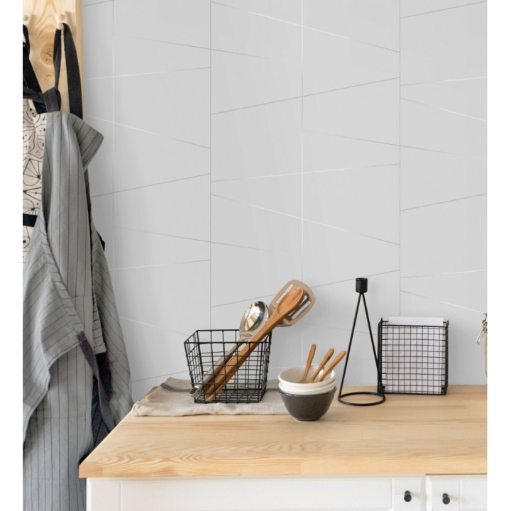 Papel pintado geométrico lineas metalizadas estilo Art déco - Luxury Lines 680949