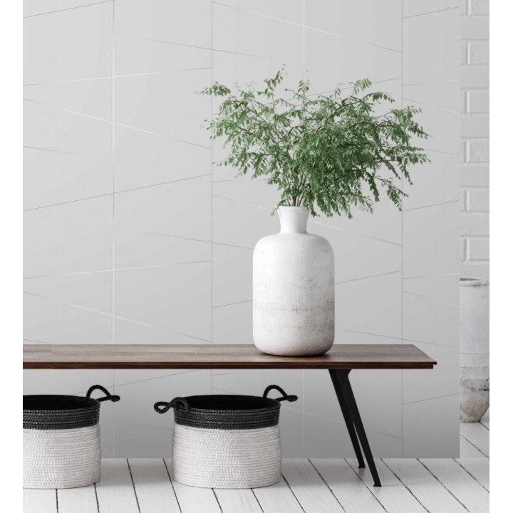 Papel pintado geométrico lineas metalizadas estilo Art déco - Luxury Lines 680949