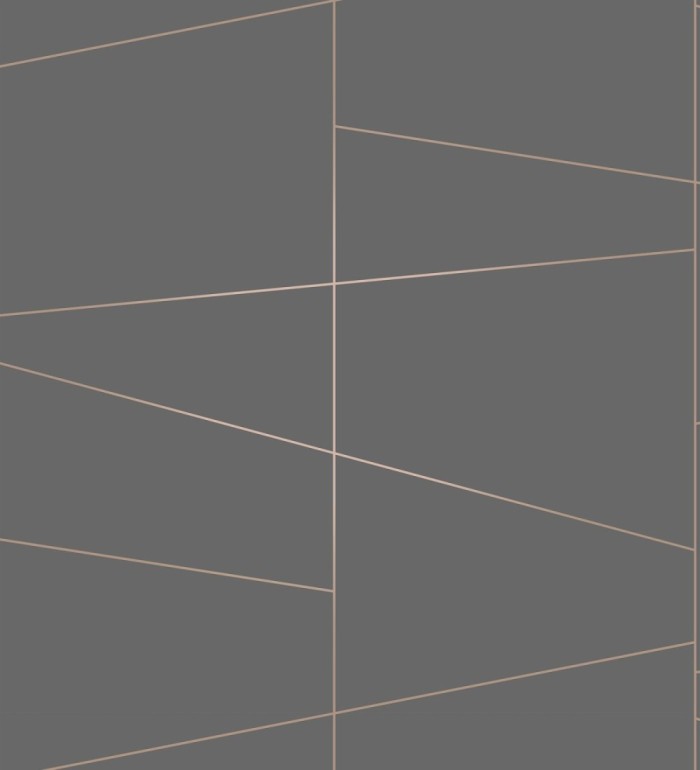 Papel pintado geométrico lineas metalizadas estilo Art déco - Luxury Lines 680950