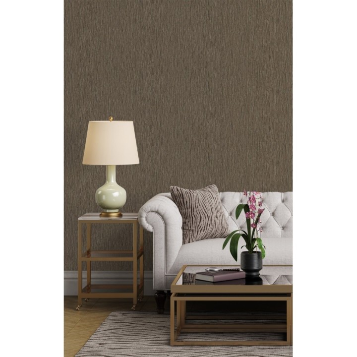 Papel pintado efecto fibra vegetal texturizado  - Belice 680959