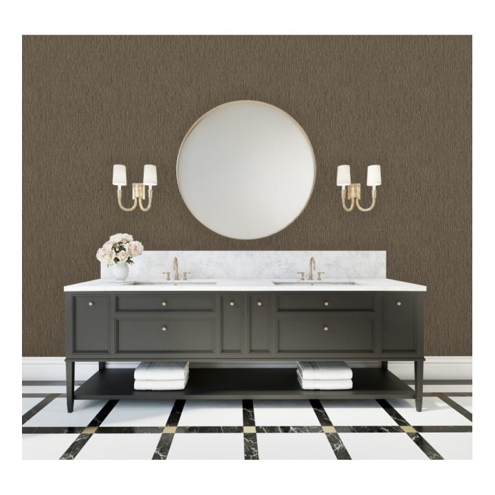 Papel pintado efecto fibra vegetal texturizado  - Belice 680959