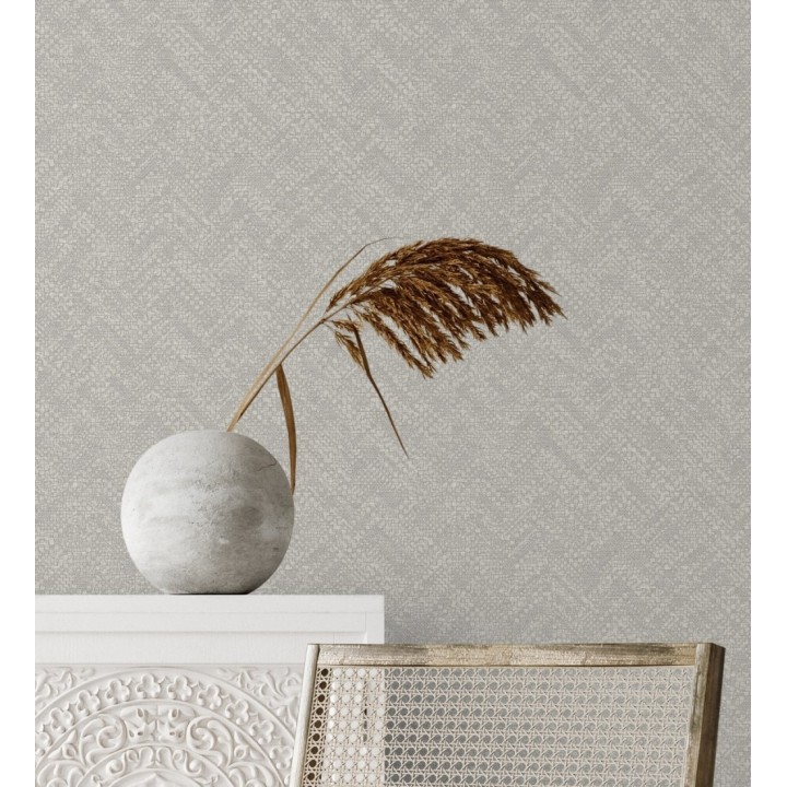 Papel pintado texturizado con ligeros toques metalizados - Zayed 680961