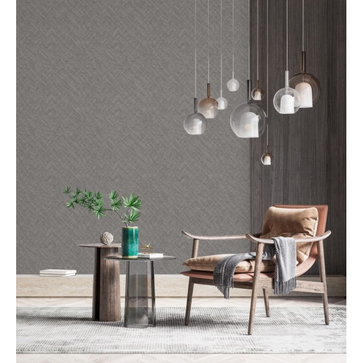 Papel pintado texturizado con ligeros toques metalizados - Zayed 680962