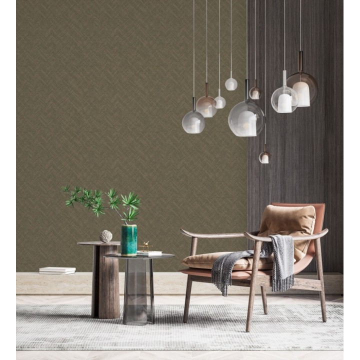 Papel pintado texturizado con ligeros toques metalizados - Zayed 680965