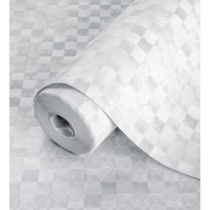 Papel pintado mosaico texturizado ligeramente metalizado - Claxton Tiles 680966