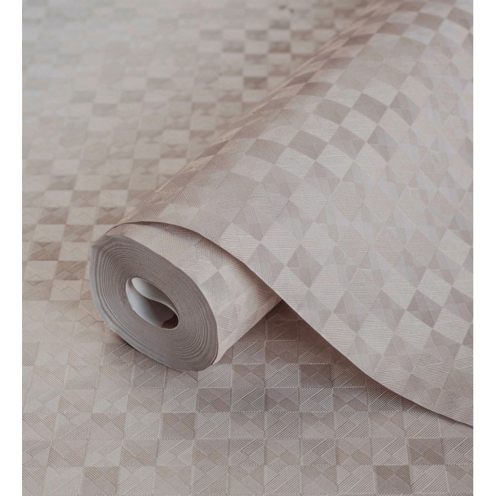 Papel pintado mosaico texturizado ligeramente metalizado - Claxton Tiles 680969