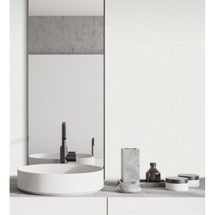 Papel pintado textil de espigas con relieve - Delhi 680972