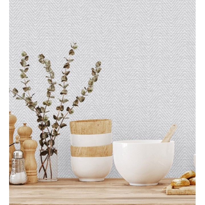 Papel pintado textil de espigas con relieve - Delhi 680973