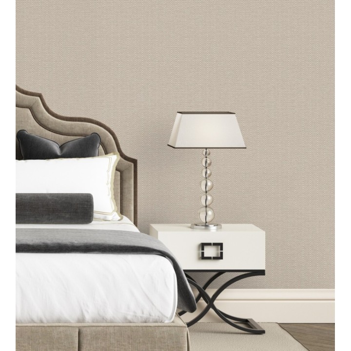 Papel pintado textil de espigas con relieve - Delhi 680977