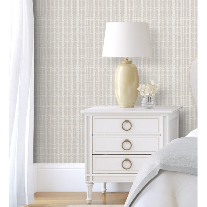 Papel pintado efecto tejido de cañas - Kisala 680981